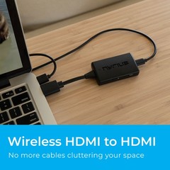 Nyrius Wireless HDMI Video Transmitter & Receiver Stream 1080p up to 150ft to TV