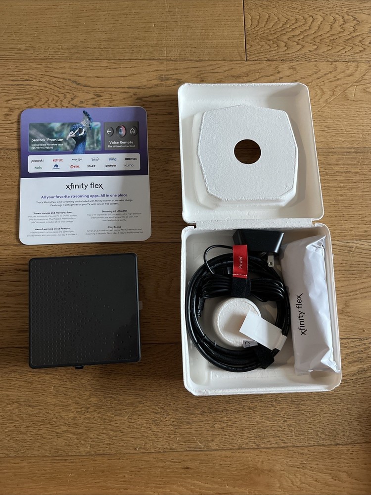Brand New XFINITY Flex 4K UHD Streaming TV Box with Voice Remote