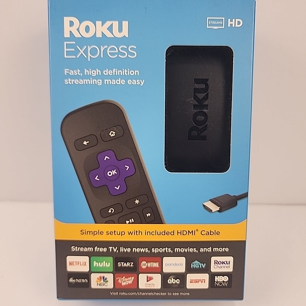 ROKU Express HD streaming media player, NEW UNOPENED