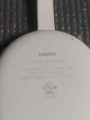 Google Chromecast HDMI Dongle Media Streamer White ONLY ✅