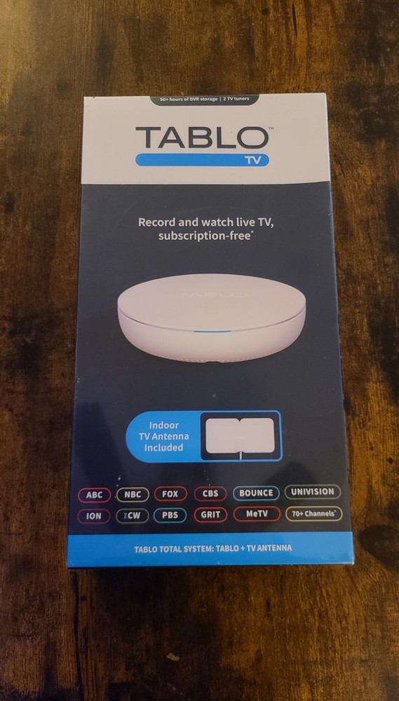Tablo TV 4th Gen 2-Tuner 128GB 50+ Hours DVR with Antenna Watch & Record Live TV