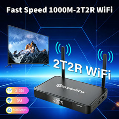 SuperBox S7 Pro Smart TV Box Android Media Player 6K Ultra HD WiFi 6 Bluetooth