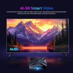 X96 M300 Android 14 Smart TV Box with Remote Control, Amlogic S905X5M Quad-Core,