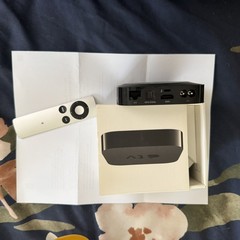 Apple TV 1080p Media Streamer – Black, Wi-Fi