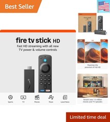 Fire TV Stick HD new model, free and live TV, Alexa Voice Remote — FREE SHIP
