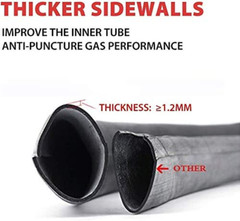 3.00-4 Inner Tube (2PCS) for Razor E300 Scooter, Pocket Rocket, Utility Dolly,