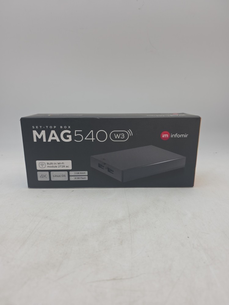 MAG540W3 5th Generation 2023 Brand New/ 600Mbps built-in DUAL WiFi 5G 4K LINUX