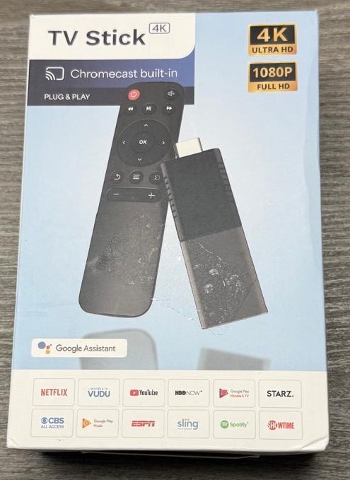 TV stick 4k Android 14.1 8G+128G WIFI:2.4G/5G Chromecast built-in
