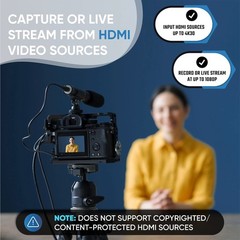Video to USB 1080P Audio Video Capture & Live Streaming Device – Input HDMI, …
