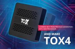 TOX4 Android 13 TV Box RK3528 4G 32G WiFi 1000M BT5 H.265 4K HDR Set top tv box