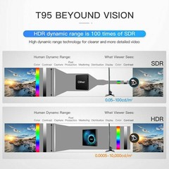 T95 Android 10.0 TV Box 4GB 32GB Quad Core HD 6K HDMI WIFI 5G Media Player