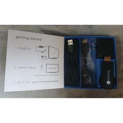 Google Chromecast 1st Generation Digital HD Media Streamer Black H2G2-42 Kit