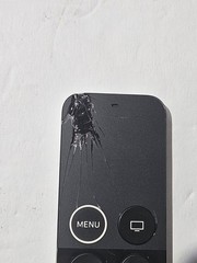 Apple TV Media Streamer – Black (Model A1842) with remote (Model A1962)