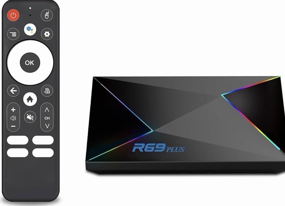 Android TV Box 14.0,R69PLUS 4GB RAM 32GB ROM Android 14 Box,Cpu Allwinner H728 &