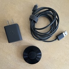 Google Chromecast Audio Media Streamer w/ USB Cable, 3.5mm Cable & Power