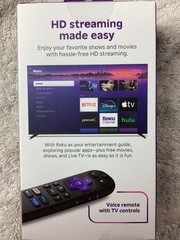 Roku Streaming Stick HD With Voice Remote & Silicone Cover – Easy Setup App*NIB