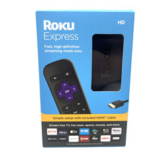 Roku Express HD 3930R Streaming Made Easy Black NEW SEALED 829610003252