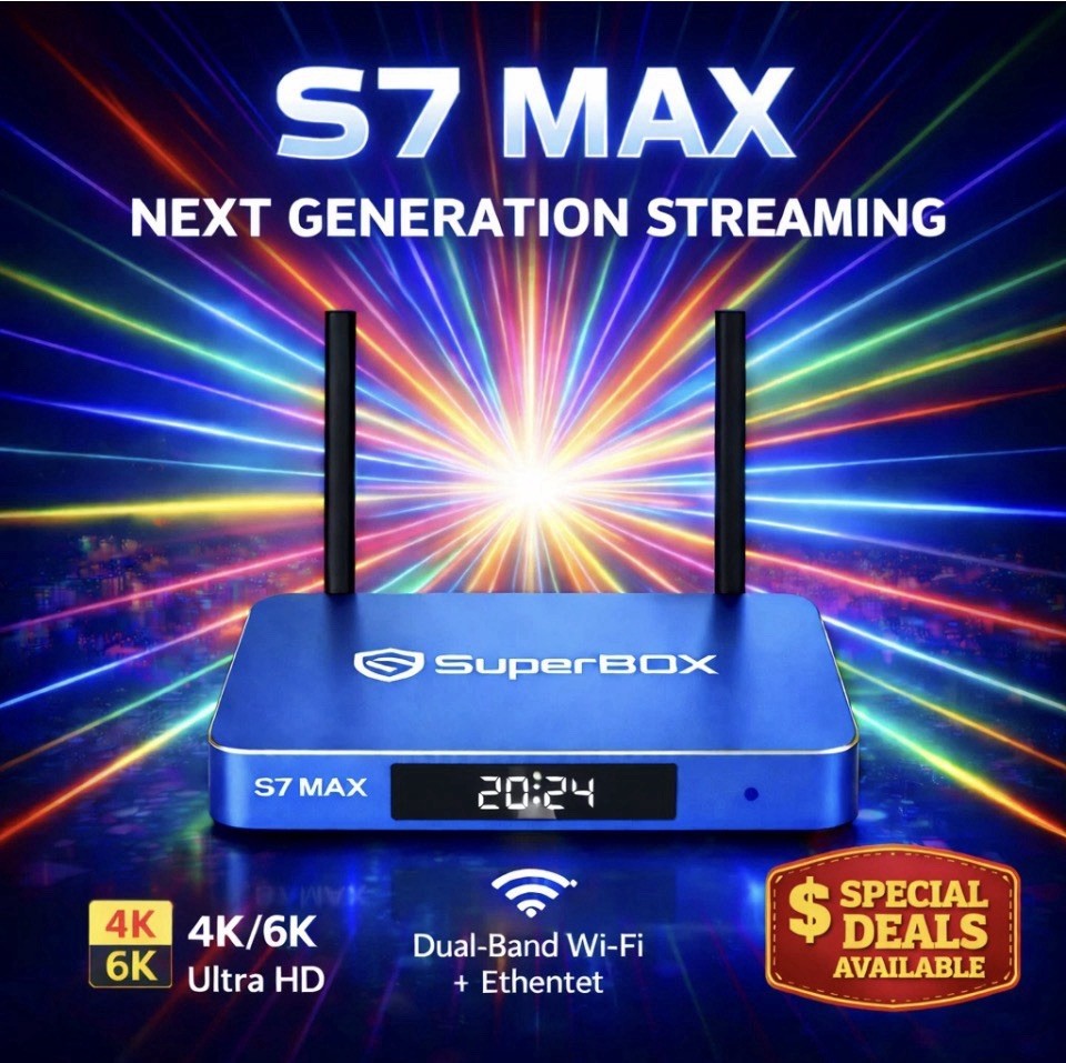SuperBox S7 Max L@@K Free $25.00 Visa Card