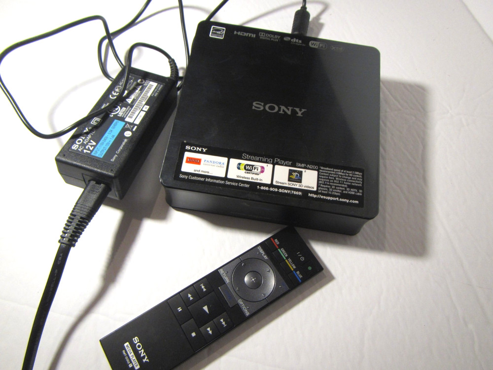 Sony SMP-N200 Wireless Wi-Fi Streaming Network Media Player