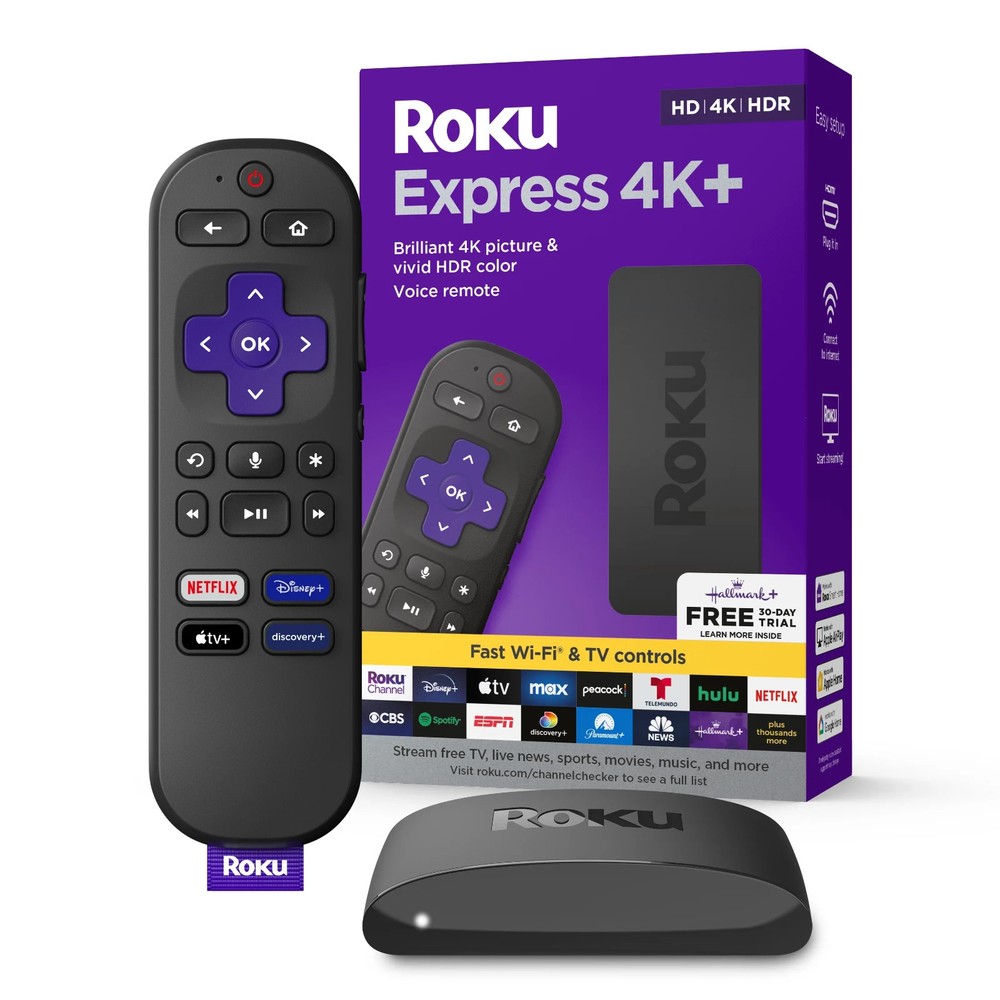 Roku Express 4K+ Media Streaming Player