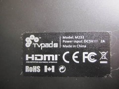 TV Pad 2 Tvpad2 M233 TV Streaming tv box with remote & AC adapter