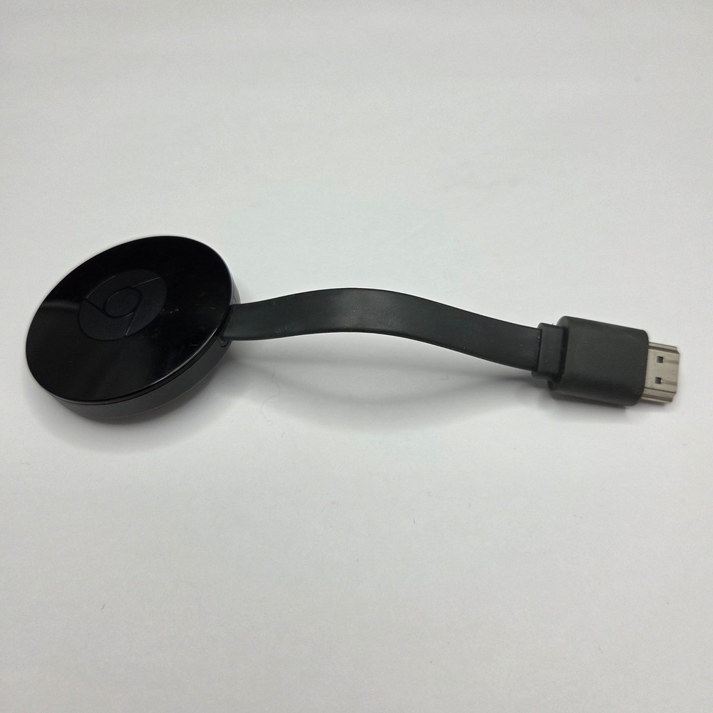 Google Chromecast 2nd Gen Media Streamer NC2-6A5 Black HDMI 1080p Casting Dongle