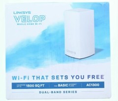 Linksys WHW0101 Velop Dual-Band Home Wi-Fi System 1,500 sq ft Wireless Router