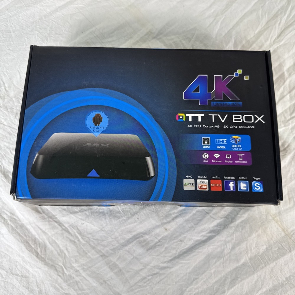 OTT TV Box 4X CPU Cortex-A53 8x GPU Mali-450