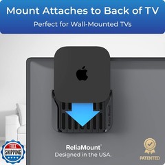 ReliaMount Mount for Apple TV – Compatible with All Apple TV Gene
