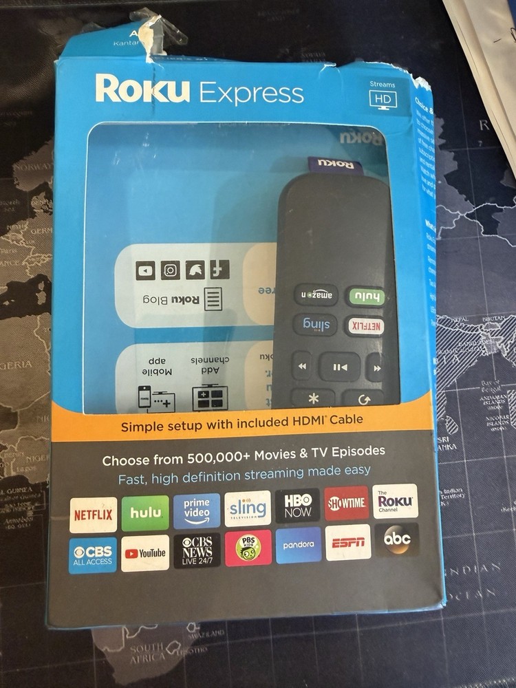 Roku Express 3900 Digital Media Streamer – Black (3900R)