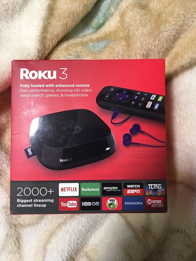 Roku 3 Media Streamer with Enhanced Voice Search Remote (4230R)