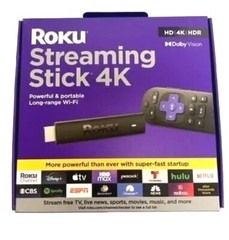 Brand NEW Roku Streaming Stick 4K HDR Dolby Vision Streaming Device (3820R2) NIB