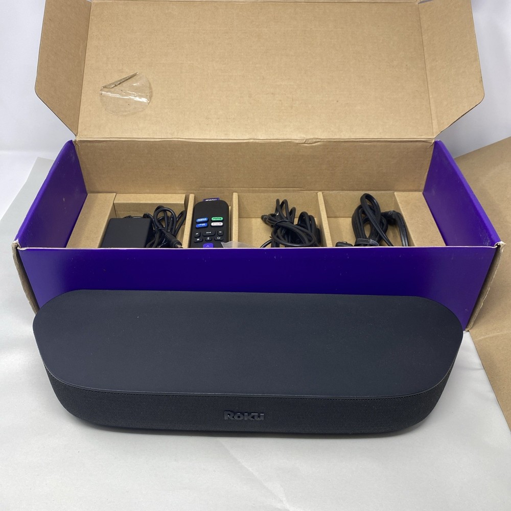 Roku Streambar 9102X 4K HDR Media Streamer Audio Bar w/ Voice Remote