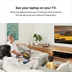 Google Chromecast – Streaming Device with HDMI Cable – Stream Shows, Music,