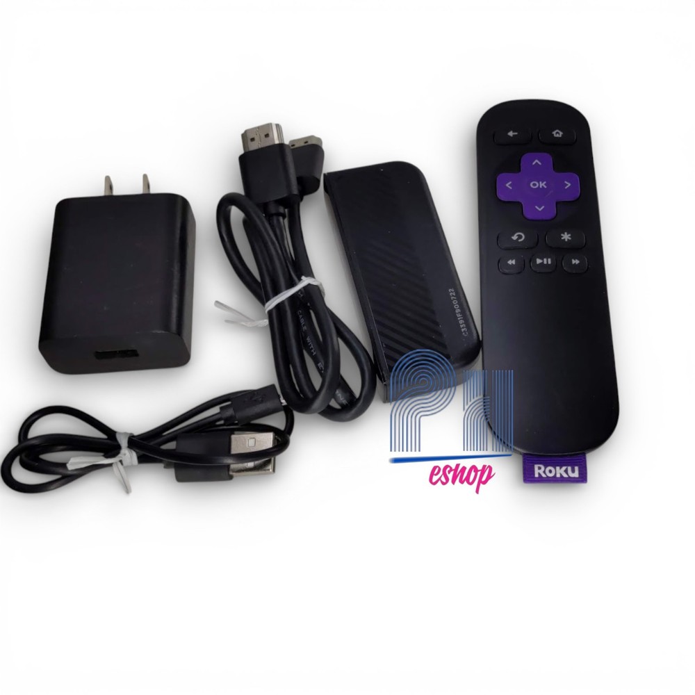 Roku Premiere 3920X 4K HDR Streaming Stick Player w/ Remote, HDMI, mini usb cord