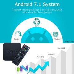 2023 MXQ Pro 4K Streamer UHD Wifi Android Quad Smart TV Box Media Player Lot 8GB