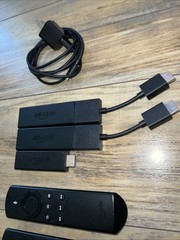 Amazon Fire Stick Model LY73PR & W87CUN w/ Remote & USB Lot of 3