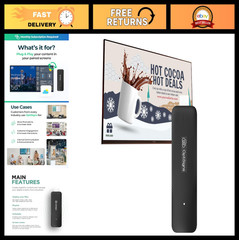 4K UHD Digital Signage Player Stick – Android Quad Core, HDMI, WiFi/Ethernet, Re