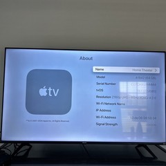 Apple TV 4K (1st Generation, A1824) 64GB Media Streamer MQD22LL/A – With Remote