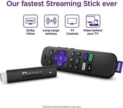 Roku Streaming Stick 4K/HDR/Dolby Vision Streaming Device with Roku Voice Remote