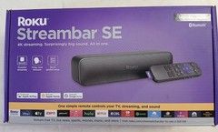 Complete in Box Roku Streambar SE 2-in-1 TV Soundbar 4K Streaming