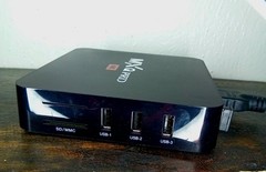 MXQ Pro 4k Smart TV Media Streaming Box Android w/ HDMI Cord