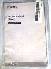 Sony SMP-NX-20 Streaming Network Media Player • Instr Power Supply Remote Tested