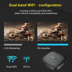 2024 Mortal T1 TV Box Android Allwinner H313 Quad Core HDR10 + 4K 2GB RAM 8GB 1