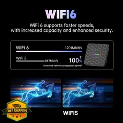 IDEALROYAL R69 Max Android 14 TV Box 4GB 64GB