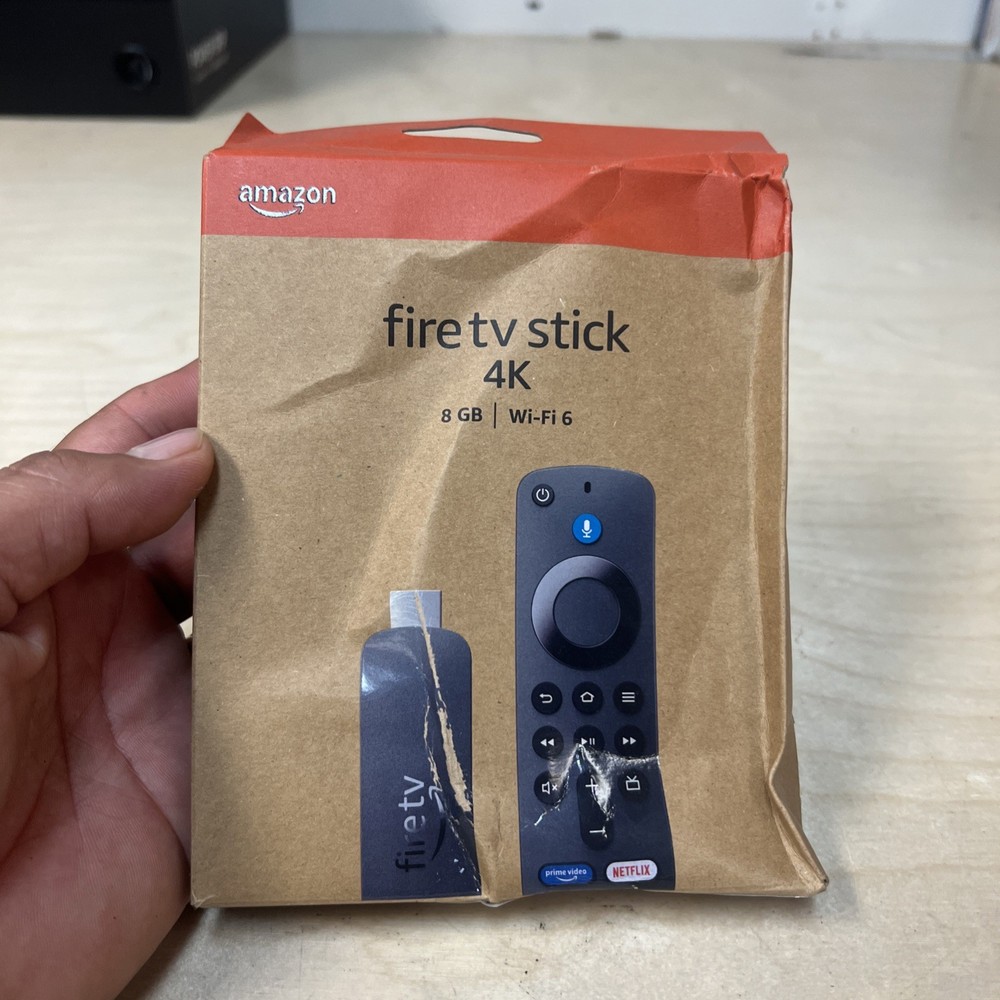 Amazon Fire TV Stick 4K Ultra-Cinematic Streaming HDR, 8 GB, Wi-Fi 6 Control NEW