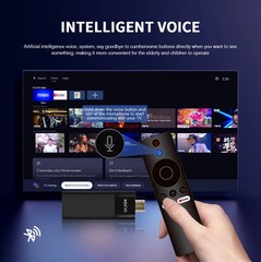 MX10 F3 Dongle TV Inteligente 4K Allwinner H313 60fps 2G+16G