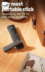 Fire TV Stick HD (Newest Model), Free & Live TV, Alexa Voice Remote, Powered by