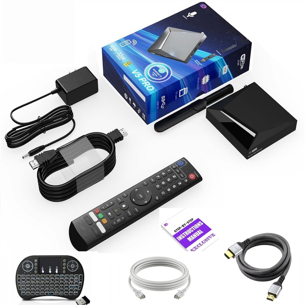 Veesee Box V5 Pro 2025 Newest Version Streaming TV Box-Offical Authorized Seller