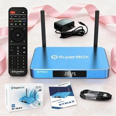 SuperBox S7 Max 6K WiFi 6 Media Player 4GB/64GB Bluetooth Voice Remote